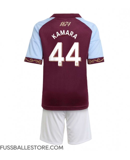 Günstige Aston Villa Boubacar Kamara #44 Heimtrikotsatz Kinder 2025-26 Kurzarm (+ Kurze Hosen) Günstige Aston Villa Boubacar Kamara #44 Heimtrikotsatz Kinder 2025-26 Kurzarm (+ Kurze Hosen)